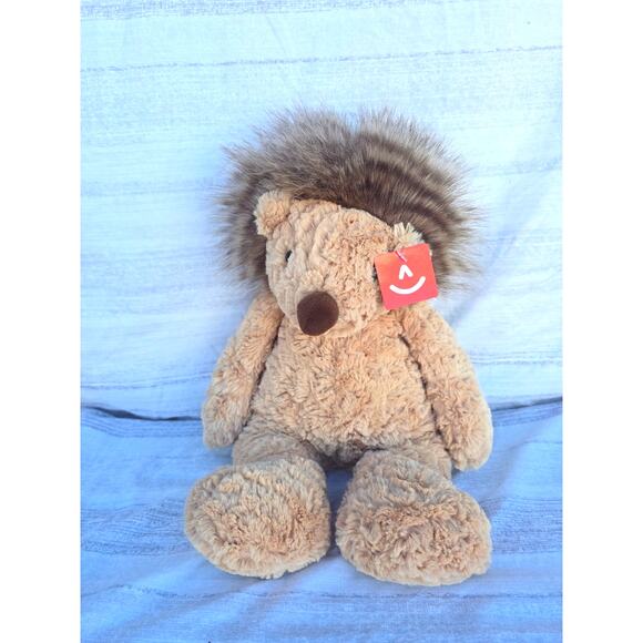 Aurora World Hugga Wugg Hedgehog Plush – 15" Soft Tan Brown – With Tags - Picture 1 of 3